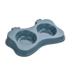 Cat and dog bowls, anti-knock cat water and food bowls, small and medium-sized pet cat food bowls, stainless steel double bowls, dog supplies Item Picture